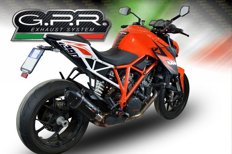 GPR / ジーピーアール Original For Ktm Superduke 1290 R 2017/19 E4 Homologated スリッポンエキゾースト  Furore Evo4 Nero | E4.KTM.96.FNE4