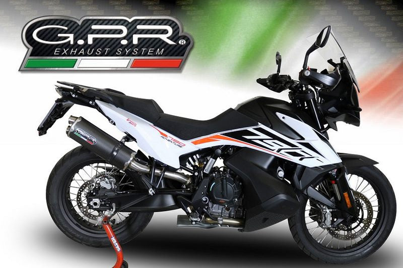GPR / ジーピーアール Original For Ktm Adventure 790 2018/20 E4 Homologated スリッポンエキゾースト  Dual Poppy | E4.KTM.97.DUAL.PO
