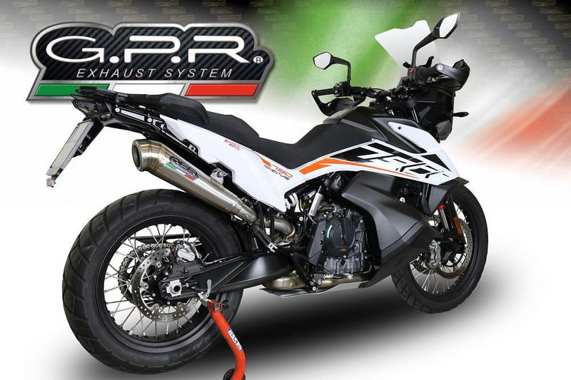 GPR / ジーピーアール Original For Ktm Adventure 790 2018/20 E4 Homologated スリッポンエキゾースト  Powercone Evo | E4.KTM.97.PCEV