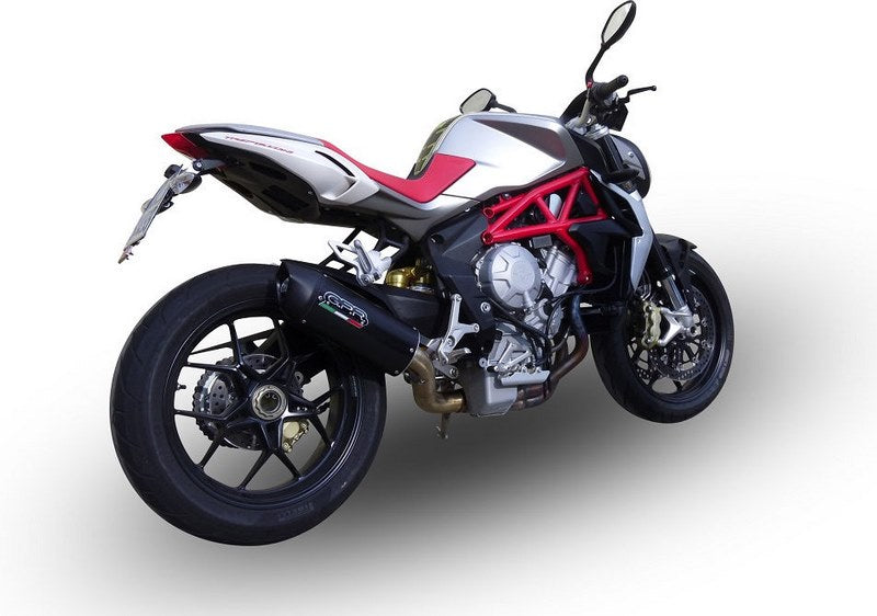 GPR / ジーピーアール Original For Mv Agusta F3 800 2017/20 E4 Homologated Slip-On Catalized Furore Evo4 Nero | E4.MV.14.CAT.FNE4