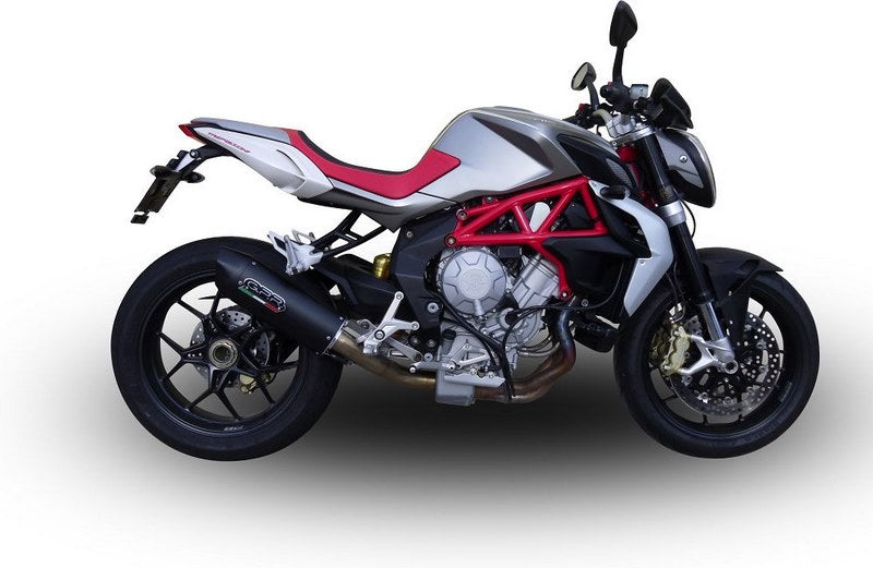 GPR / ジーピーアール Original For Mv Agusta F3 800 2017/20 E4 Homologated Slip-On Catalized Furore Evo4 Nero | E4.MV.14.CAT.FNE4