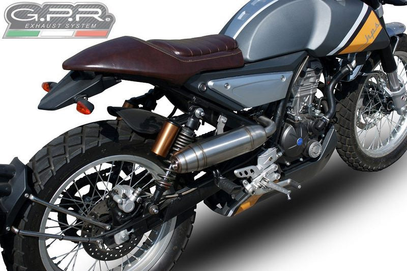 GPR / ジーピーアール Original For Rieju Century 125 2018/20 E4 Homologated Full Exhaust Catalized Deeptone Inox | E4.RJ.3.CAT.DE