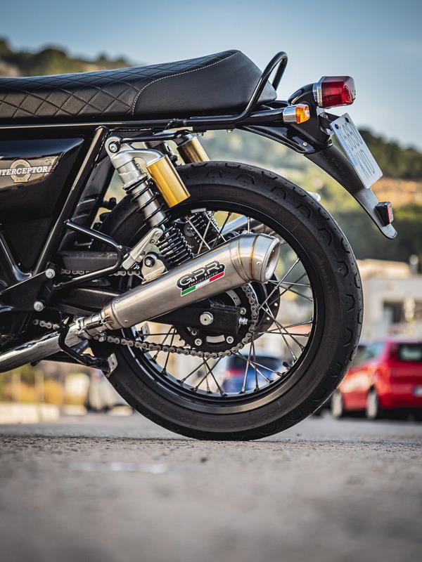 GPR / ジーピーアール Original For Royal E. Interceptor 650 2019/20 E4 Homologated Slip-On Catalized Powercone Evo | E4.ROY.6.CAT.PCEV