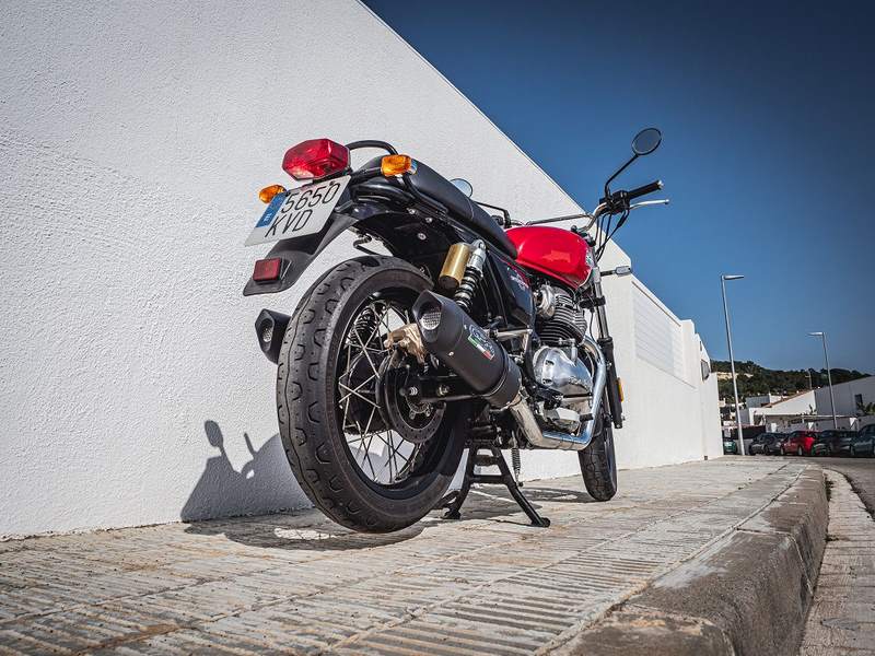 GPR / ジーピーアール Original For Royal E. Continental 650 2019/20 E4 Homologated Slip-On Catalized Furore Evo4 Nero | E4.ROY.7.CAT.FNE4