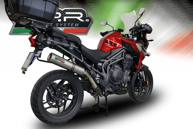 GPR / ジーピーアール Original For Triumph Tiger 1200 Explorer 2017/20 E4 Homologated スリッポンエキゾースト  M3 Titanium Natural  | E4.T.92.M3.TN