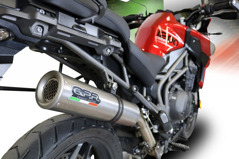 GPR / ジーピーアール Original For Triumph Tiger 1200 Explorer 2017/20 E4 Homologated スリッポンエキゾースト  M3 Titanium Natural  | E4.T.92.M3.TN
