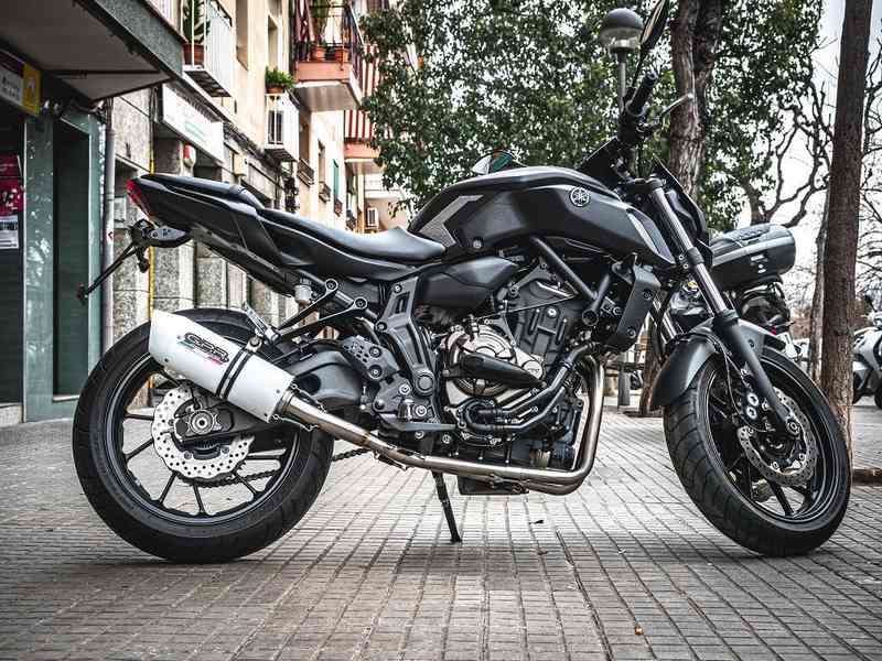 GPR / ジーピーアール Original For Yamaha Mt-07 2017/20 E4 Homologated Full Exhaust Catalized Albus Evo4 | E4.Y.190.CAT.ALBE4
