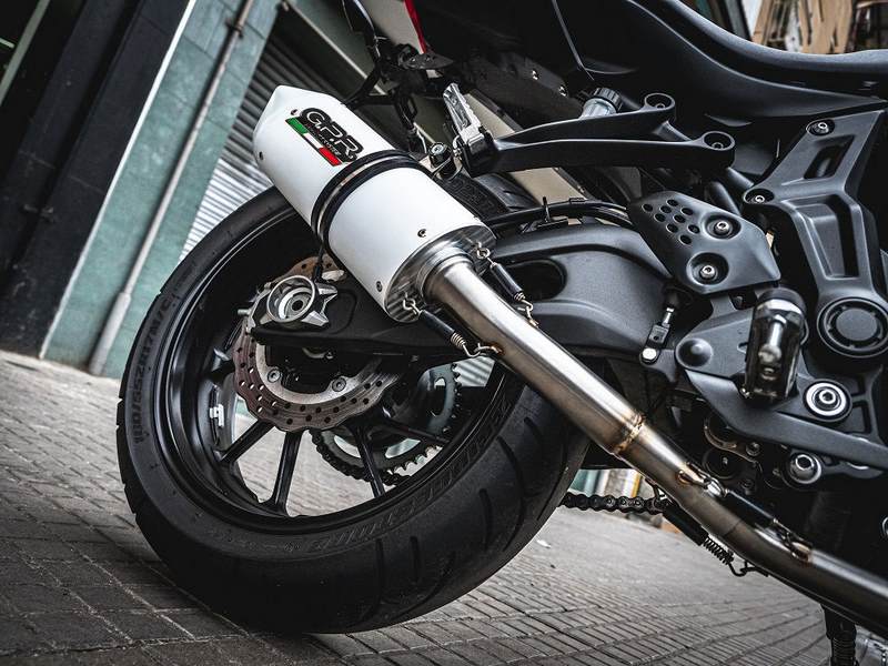 GPR / ジーピーアール Original For Yamaha Mt-07 2017/20 E4 Homologated Full Exhaust Catalized Albus Evo4 | E4.Y.190.CAT.ALBE4