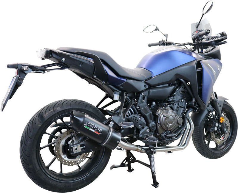 GPR / ジーピーアール Original For Yamaha Tracer 700 2017/20 E4 Homologated Full Exhaust Catalized Furore Evo4 Nero | E4.Y.198.CAT.FNE4