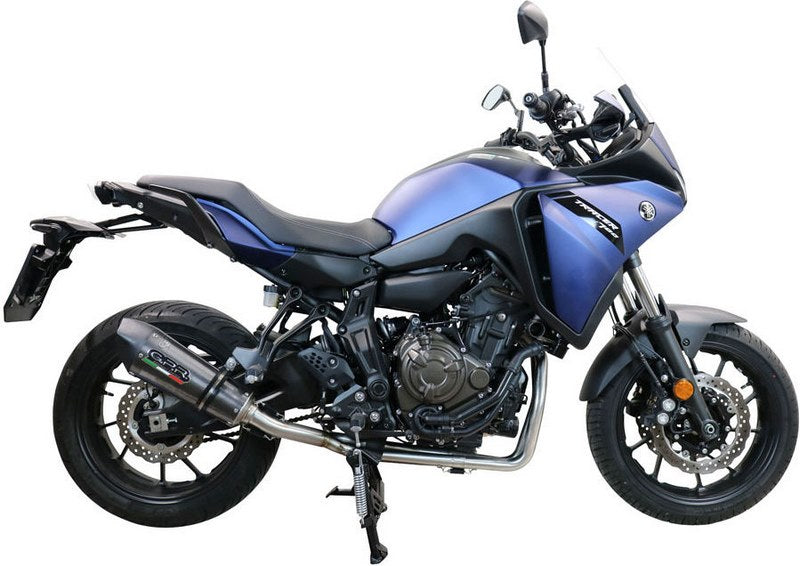 GPR / ジーピーアール Original For Yamaha Tracer 700 2017/20 E4 Homologated Full Exhaust Catalized Gp Evo4 Poppy | E4.Y.198.CAT.GPAN.PO