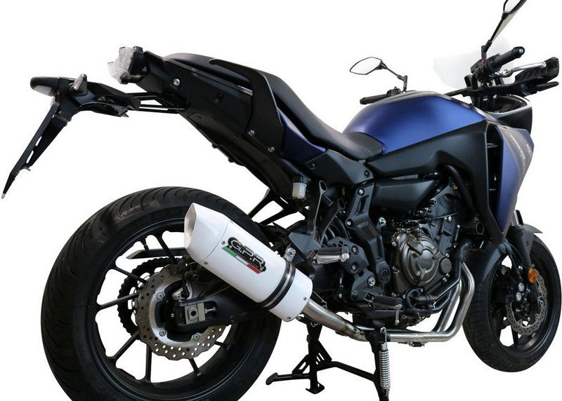 GPR / ジーピーアール Original For Yamaha Tracer 700 2017/20 E4 Homologated Full Exhaust Catalized M3 Inox  | E4.Y.198.CAT.M3.INOX
