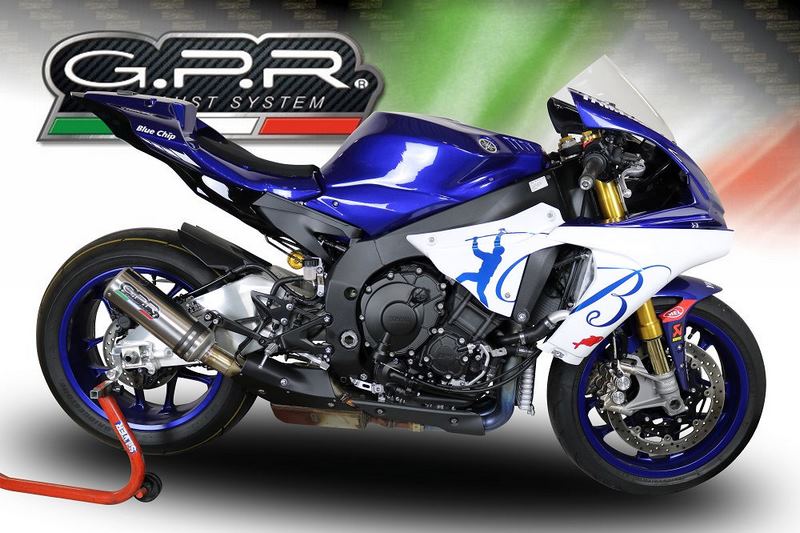 GPR / ジーピーアール Original For Yamaha Yzf R1/R1-M 2017/20 E4 Homologated スリッポンエキゾースト  M3 Inox  | E4.Y.200.M3.INOX