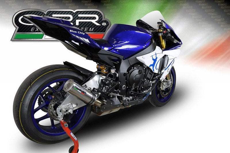 GPR / ジーピーアール Original For Yamaha Yzf R1/R1-M 2017/20 E4 Homologated スリッポンエキゾースト  M3 Inox  | E4.Y.200.M3.INOX