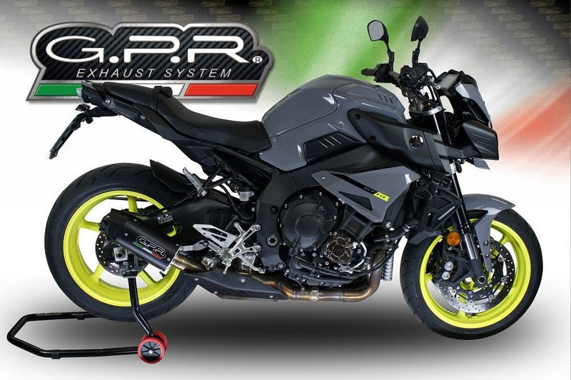 GPR / ジーピーアール Original For Yamaha Mt-10 / Fj-10 2016/20 E4 Homologated スリッポンエキゾースト  Furore Evo4 Nero | E4.Y.203.FNE4