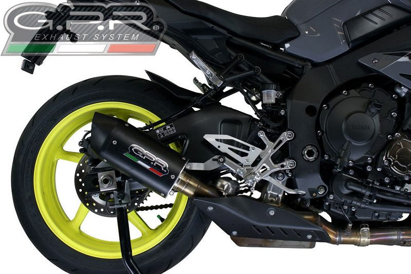 GPR / ジーピーアール Original For Yamaha Mt-10 / Fj-10 2016/20 E4 Homologated スリッポンエキゾースト  Furore Evo4 Nero | E4.Y.203.FNE4