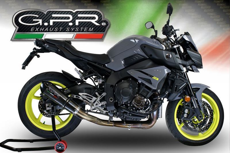 GPR / ジーピーアール Original For Yamaha Mt-10 / Fj-10 2016/20 E4 Homologated Full Exhaust Catalized Gp Evo4 Poppy | E4.Y.204.CAT.GPAN.PO