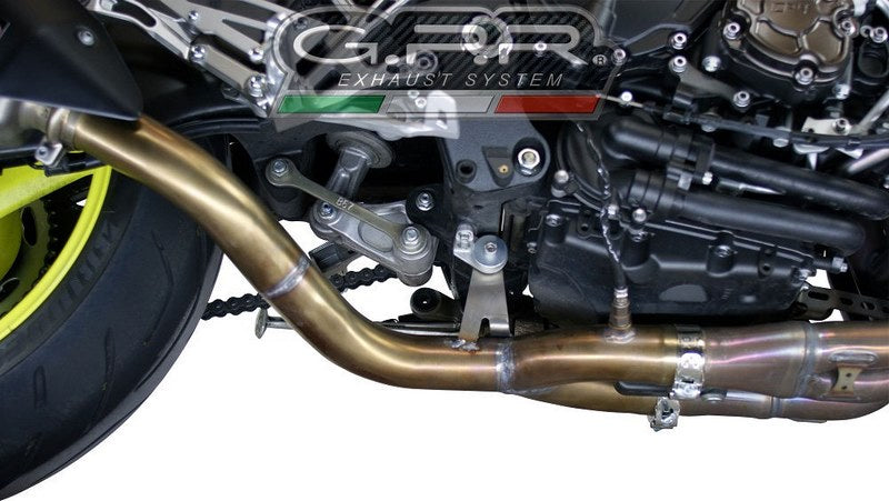 GPR / ジーピーアール Original For Yamaha Mt-10 / Fj-10 2016/20 E4 Homologated Full Exhaust Catalized Gp Evo4 Titanium | E4.Y.204.CAT.GPAN.TO