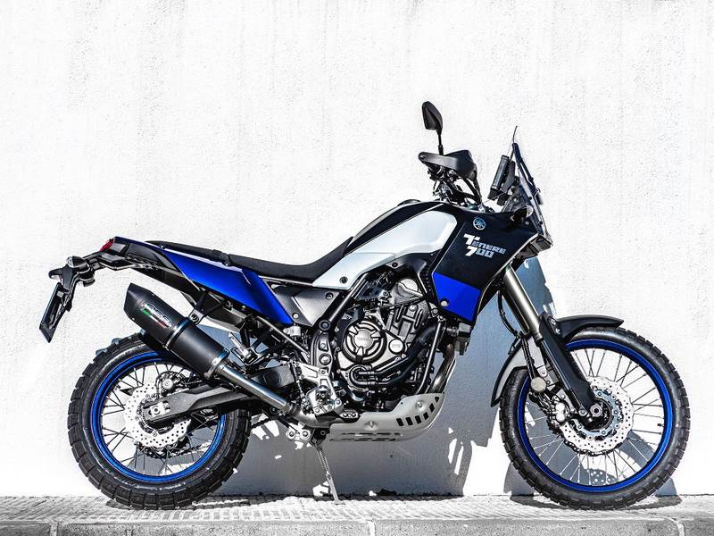 GPR / ジーピーアール Original For Yamaha Tenere 700 2019/20 E4 Homologated スリッポンエキゾースト  Furore Evo4 Nero | E4.Y.208.FNE4