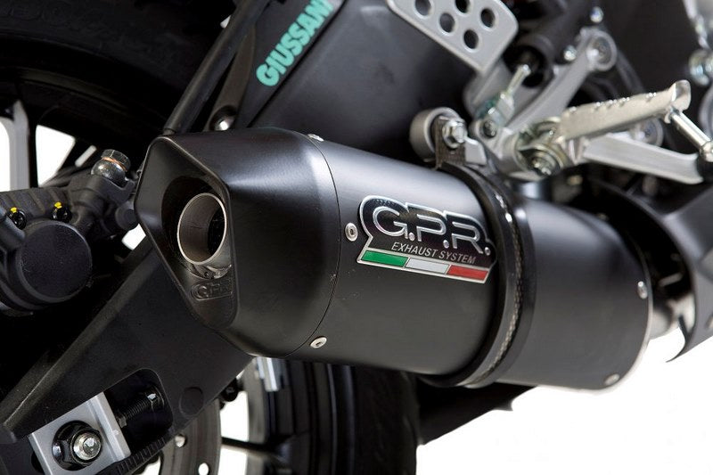 GPR / ジーピーアール Original For Yamaha Yzf-R 125 I.E. 2017/2019 E4 Homologated Full Exhaust Catalized Furore Evo4 Nero | E4.Y.210.CAT.FNE4