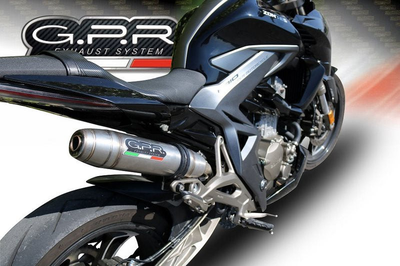 GPR / ジーピーアール Original For Zontes Zt 310 X / T 2018/20 E4 Homologated Full Exhaust Catalized Deeptone Inox | E4.Z.2.CAT.DE