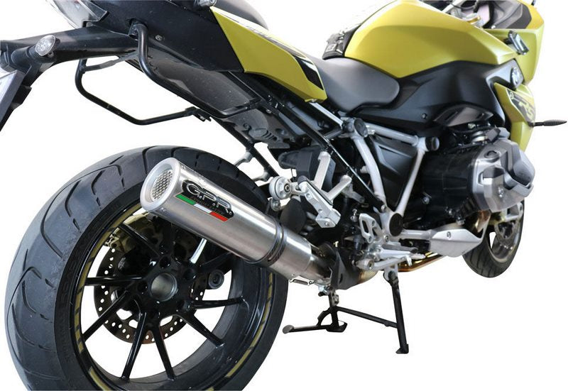 GPR / ジーピーアール Original For Bmw R 1250 R - Rs 2021/22 E5 Homologated スリッポンエキゾースト  M3 Titanium Natural  | E5.BM.107.M3.TN