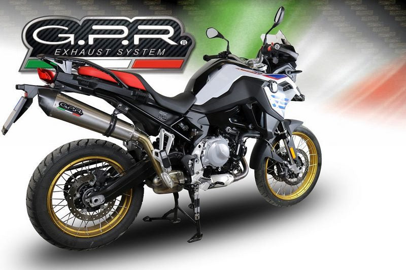 GPR / ジーピーアール Original For Bmw F 850 Gs - Adventure 2021/22 E5 Homologated スリッポンエキゾースト  Gp Evo4 Titanium | E5.BM.94.GPAN.TO