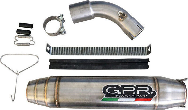 GPR / ジーピーアール Original For Ktm Adventure 390 2021 E5 Homologated スリッポンエキゾースト  Deeptone Inox | E5.KT.99.DE