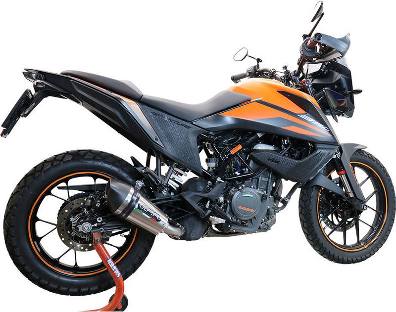 GPR / ジーピーアール Original For Ktm Adventure 390 2021 E5 Homologated スリッポンエキゾースト  Gp Evo4 Titanium | E5.KT.99.GPAN.TO