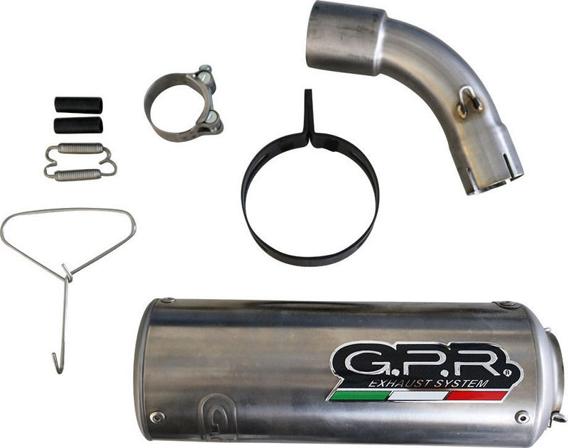 GPR / ジーピーアール Original For Ktm Adventure 390 2021 E5 Homologated スリッポンエキゾースト  M3 Titanium Natural  | E5.KT.99.M3.TN