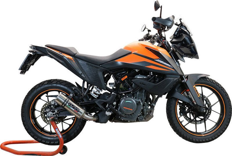 GPR / ジーピーアール Original For Ktm Adventure 390 2021 E5 Homologated スリッポンエキゾースト  M3 Titanium Natural  | E5.KT.99.M3.TN
