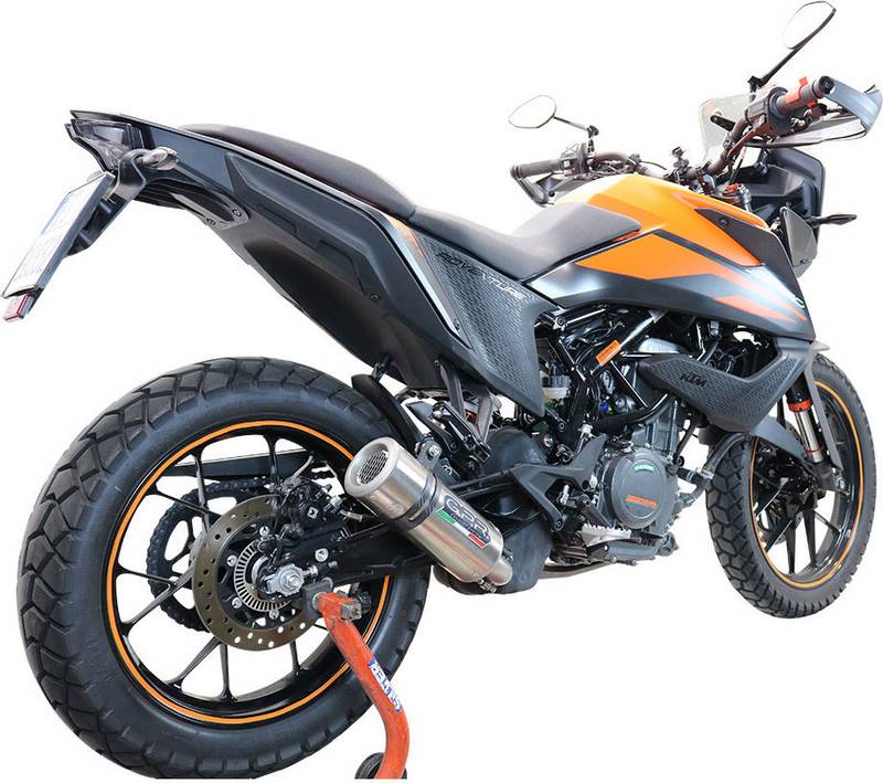 GPR / ジーピーアール Original For Ktm Adventure 390 2021 E5 Homologated スリッポンエキゾースト  M3 Titanium Natural  | E5.KT.99.M3.TN