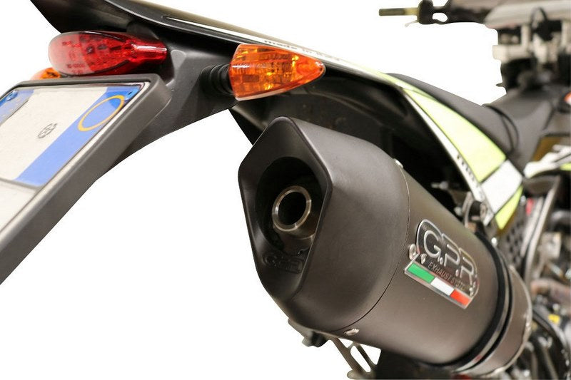 GPR / ジーピーアール Original For Fantic Motor 125 M Performance 2019/20 E4 Homologated スリッポンエキゾースト  Furore Nero | FN.1.FUNE