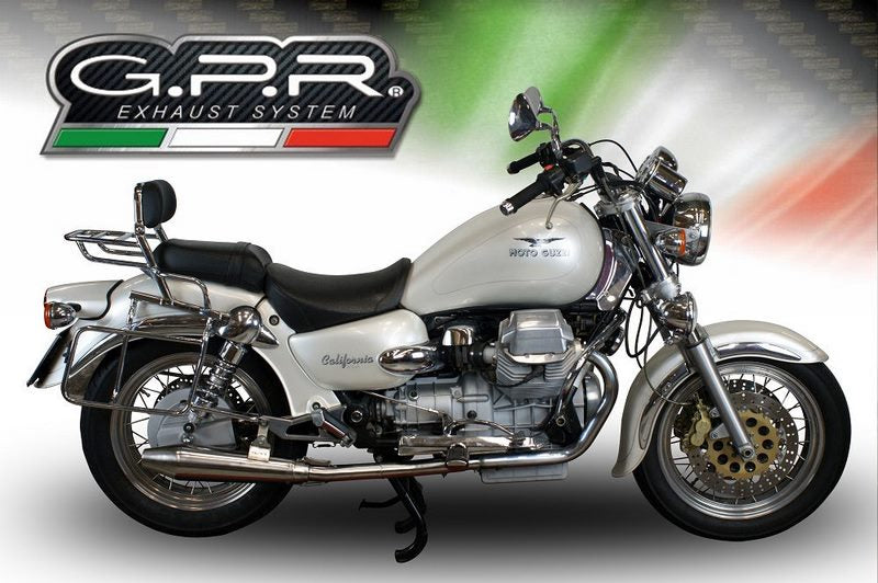 GPR / ジーピーアール Original For Moto Guzzi California 1100 2003/05 Pair Homologated スリッポンエキゾースト  Catalized Vintacone | GU.58.03.CAT.VIC