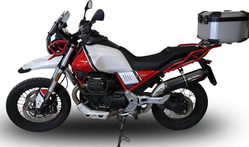 GPR / ジーピーアール Original For Moto Guzzi V85 Tt 2019/20 E4 レーシング  スリッポンエキゾースト  Furore Nero | GU.61.RACE.FUNE