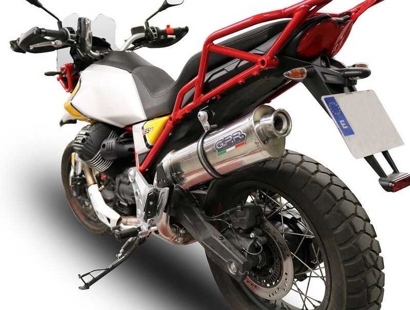 GPR / ジーピーアール Original For Moto Guzzi V85 Tt 2019/20 E4 Homologated スリッポンエキゾースト  Trioval | GU.61.TRI