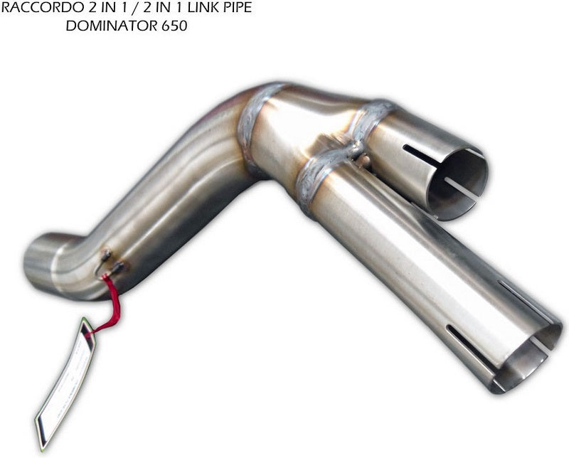GPR / ジーピーアール Original For Honda Dominator Nx 650 1988/01 Homologated Silencer With Mid Manifold Satinox  | H.154.SAT