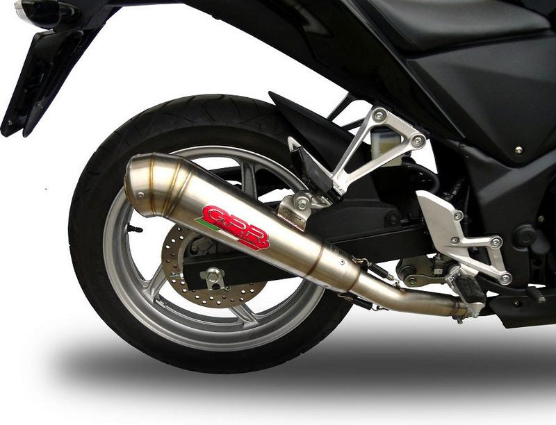 GPR / ジーピーアール Original For Honda Cbr 250 R 2010/14 Homologated スリッポンエキゾースト  Catalized Powercone Evo | H.195.PCEV