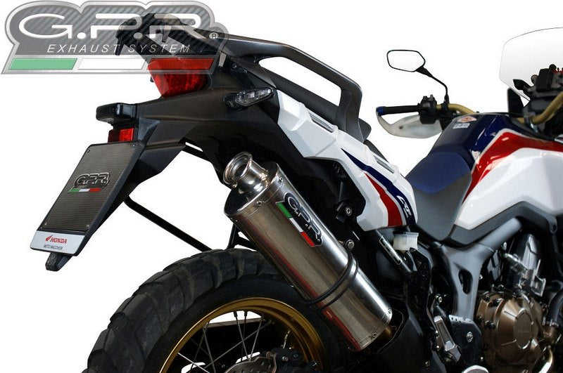 GPR / ジーピーアール Original For Honda Crf 1000 L Africa Twin 2018/19 E4 Homologated スリッポンエキゾースト  Trioval | H.226.E4.TRI