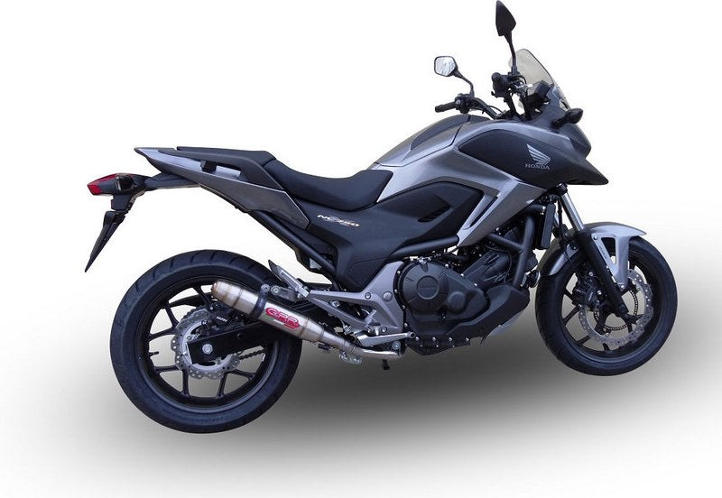 GPR / ジーピーアール Original For Honda Nc 750 X - S Dct 2016/19 E4 Homologated スリッポンエキゾースト  Deeptone Inox | H.236.1.DE