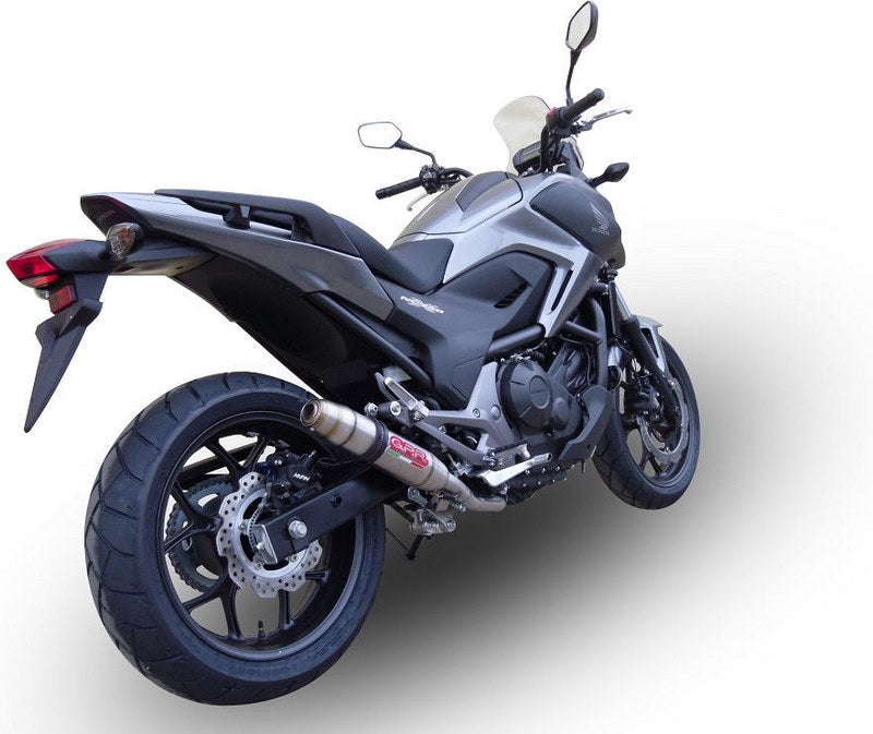 GPR / ジーピーアール Original For Honda Nc 750 X - S Dct 2016/19 E4 Homologated スリッポンエキゾースト  Deeptone Inox | H.236.1.DE