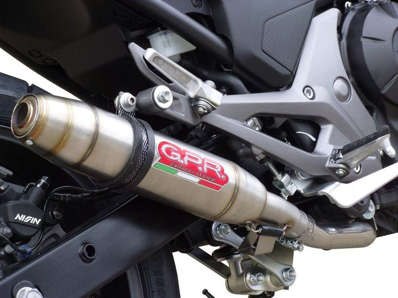 GPR / ジーピーアール Original For Honda Nc 750 X - S Dct 2016/19 E4 Homologated スリッポンエキゾースト  Deeptone Inox | H.236.1.DE