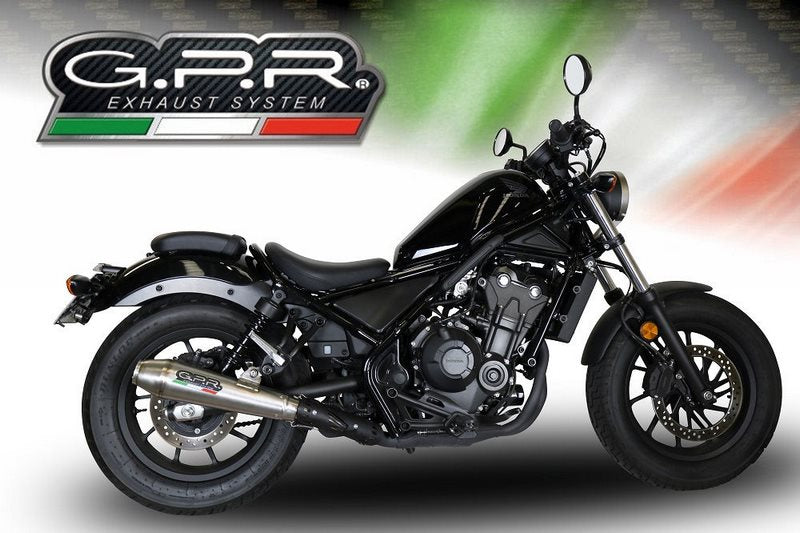 GPR / ジーピーアール Original For Honda Cmx 500 Rebel 2018/20 E4 Homologated スリッポンエキゾースト  Ultracone | H.250.ULTRA