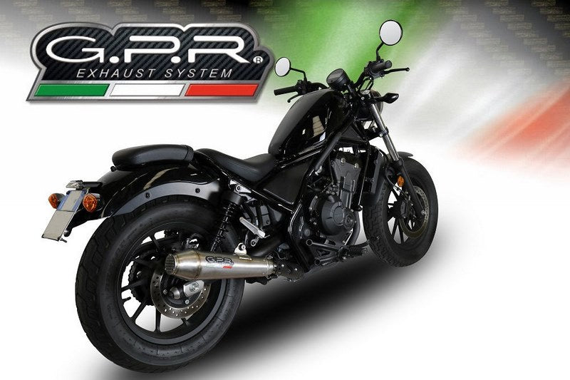 GPR / ジーピーアール Original For Honda Cmx 500 Rebel 2018/20 E4 Homologated スリッポンエキゾースト  Ultracone | H.250.ULTRA