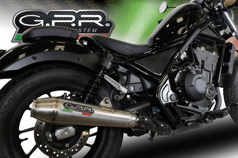 GPR / ジーピーアール Original For Honda Cmx 500 Rebel 2018/20 E4 Homologated スリッポンエキゾースト  Ultracone | H.250.ULTRA