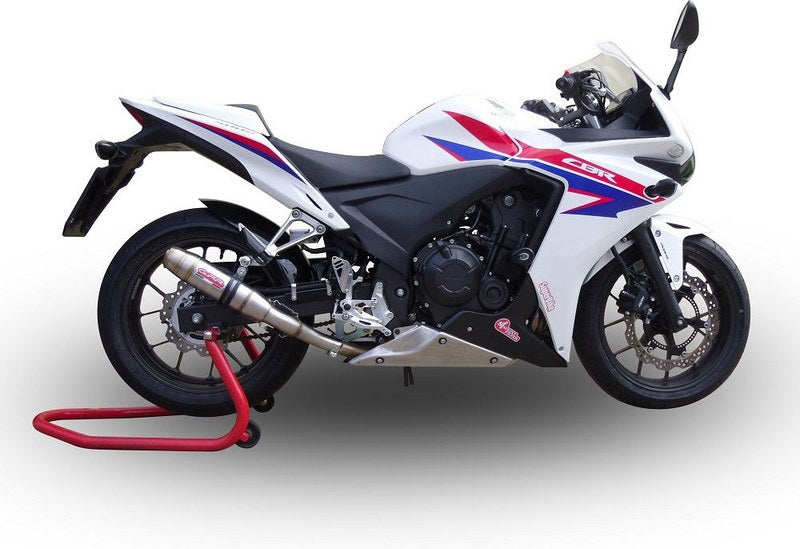 GPR / ジーピーアール Original For Honda Cbr 500 R 2019/20 E4 Homologated スリッポンエキゾースト  Deeptone Inox | H.254.DE