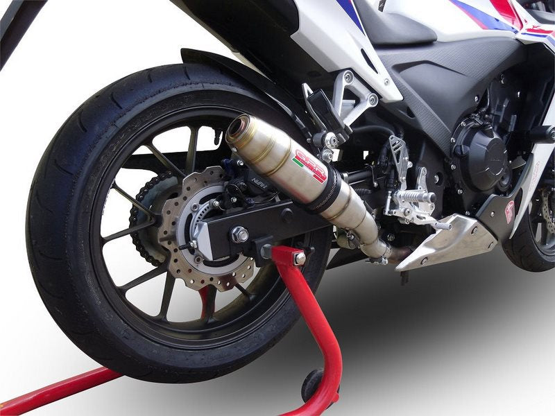 GPR / ジーピーアール Original For Honda Cbr 500 R 2019/20 E4 Homologated スリッポンエキゾースト  Deeptone Inox | H.254.DE