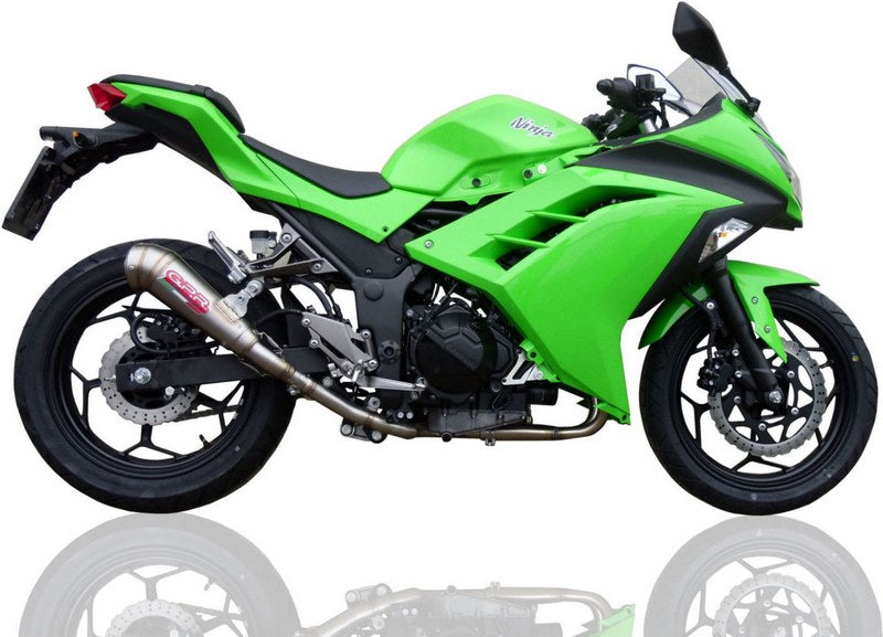 GPR / ジーピーアール Original For Kawasaki Ninja 300 R 2012/16 E3 Homologated スリッポンエキゾースト  Powercone Evo | K.146.PCEV