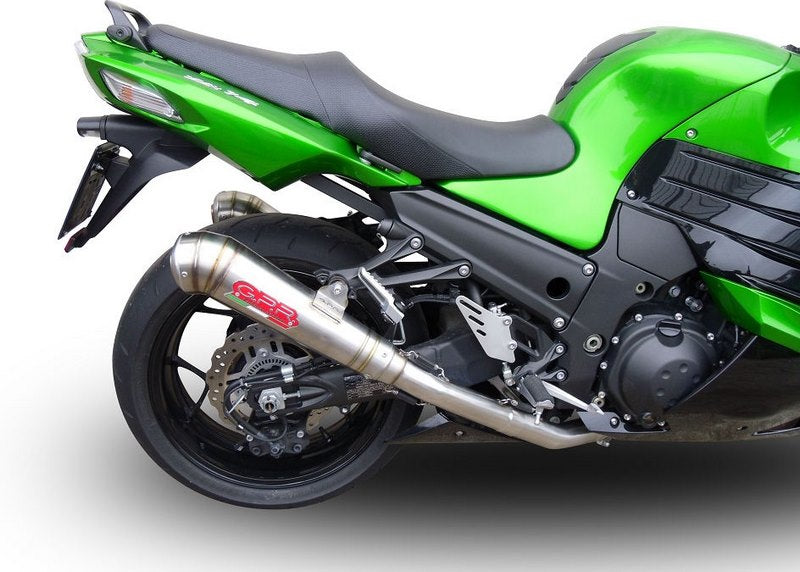 GPR / ジーピーアール Original For Kawasaki Zzr 1400 2012/16 E3 Pair Homologated スリッポンエキゾースト  Powercone Evo | K.148.PCEV