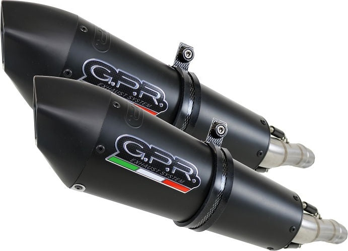 GPR / ジーピーアール Original For Kawasaki Z 1000 Sx 2017/19 E4 Pair Homologated スリッポンエキゾースト  Gpe Ann.Black Titanium | K.158.E4.GPAN.BLT