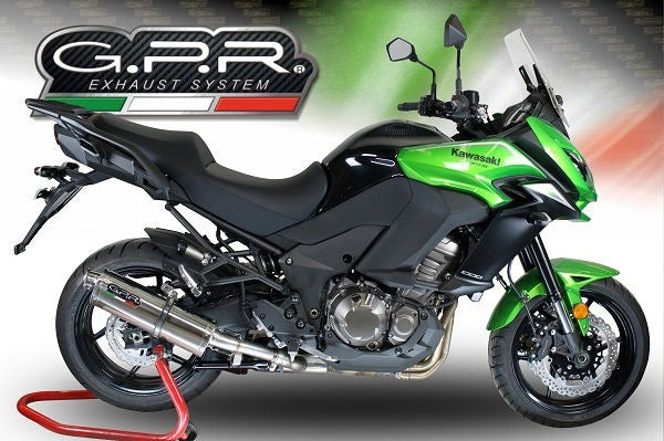 GPR / ジーピーアール Original For Kawasaki Versys 1000 I.E. 2017/18 E4 Homologated スリッポンエキゾースト  Trioval | K.175.TRI